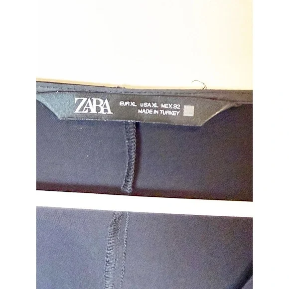 Zara black satin dress . Size X-Large - Picture 5 of 5